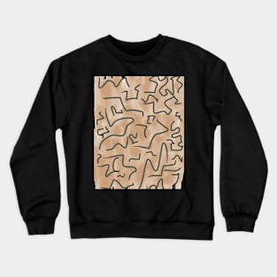 Linen Lines Design Crewneck Sweatshirt